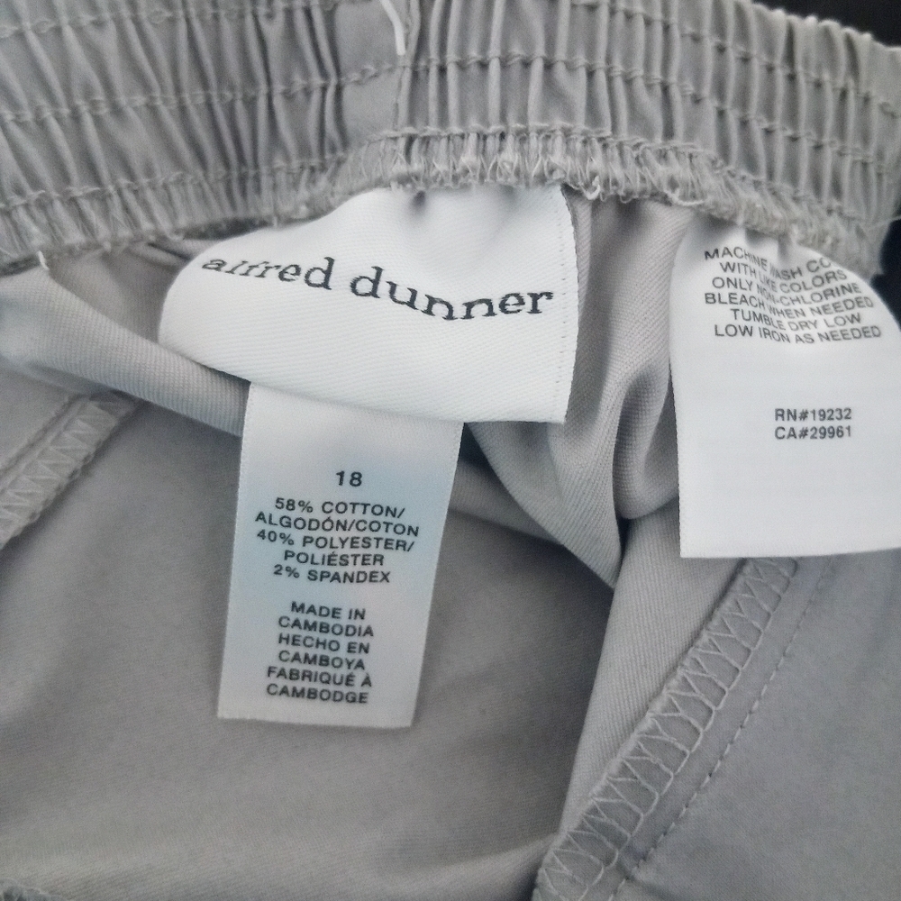 NWT Alfred Dunner Comfort Waist Classic Fit Pant - Picture 9 of 9